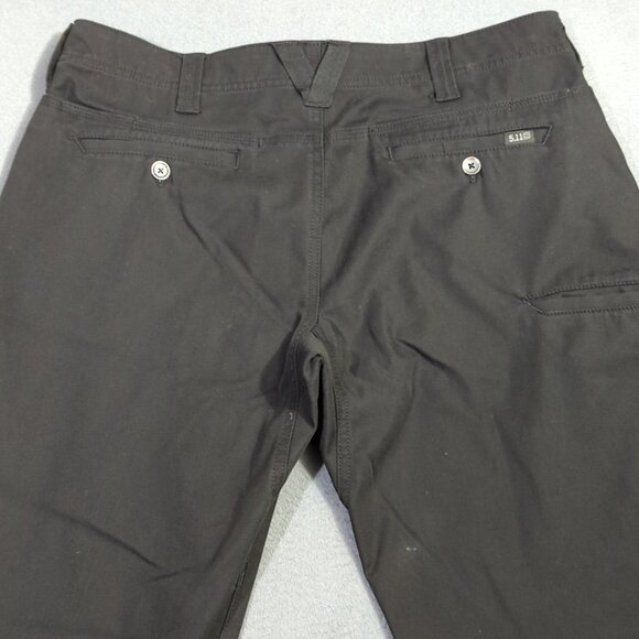 5.11 Tactical Pants Men's 34x30 Fits 34x28 Black Edge Chino 2.0 Outdoor Hiking - Picture 3 of 15